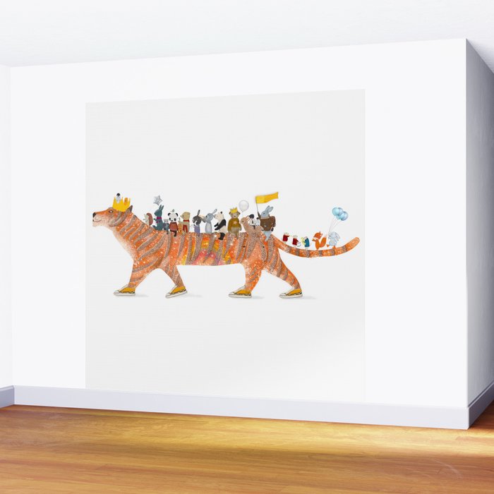 starlight tigerdoodle Wall Mural Gallery Image 2