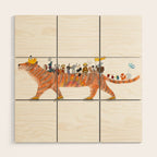 starlight tigerdoodle Wood Wall Art Gallery Image 1