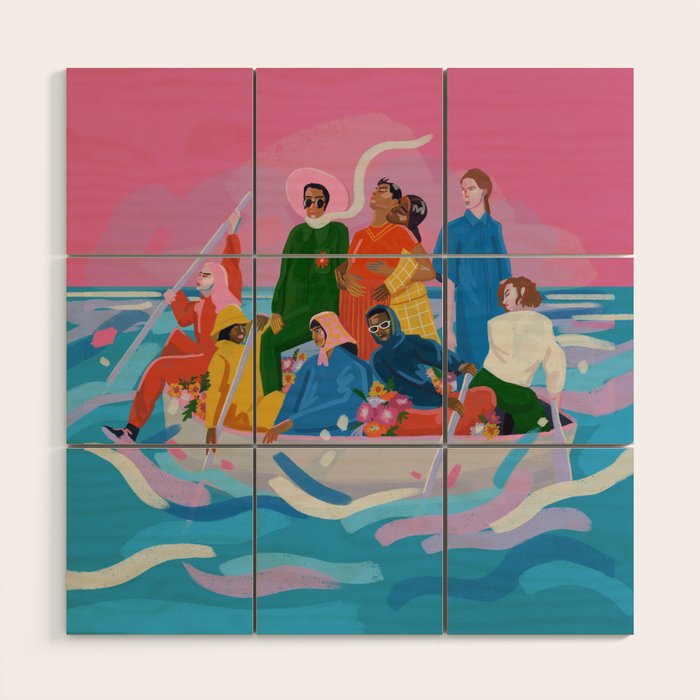 Navigation Wood Wall Art Gallery Image 1