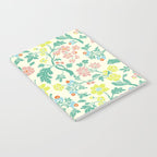 Classic Chinese-Inspired Pastel Floral Pattern Notebook Gallery Image 2
