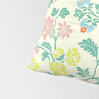 Classic Chinese-Inspired Pastel Floral Pattern Pillow Sham Gallery Image 4