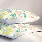Classic Chinese-Inspired Pastel Floral Pattern Pillow Sham Gallery Image 3