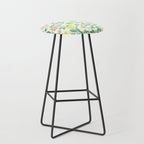 Classic Chinese-Inspired Pastel Floral Pattern Stool Gallery Image 1
