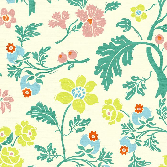 Classic Chinese-Inspired Pastel Floral Pattern Coffee Mug Gallery Image 2