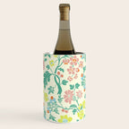 Classic Chinese-Inspired Pastel Floral Pattern Wine Chiller Gallery Image 3