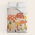 Fall Mushrooms  Comforter Gallery Image 6