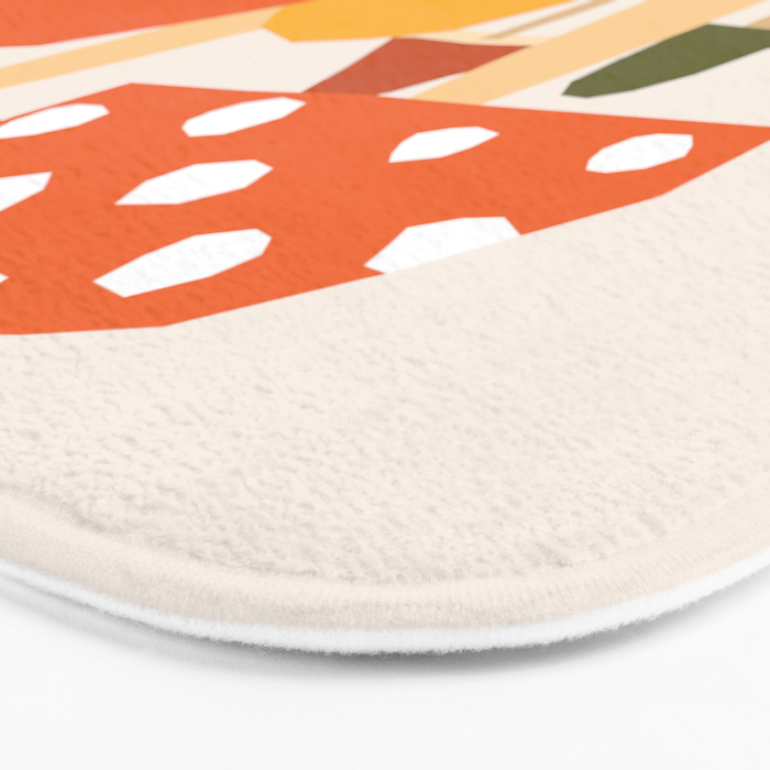 Fall Mushrooms  Bath Mat Gallery Image 3