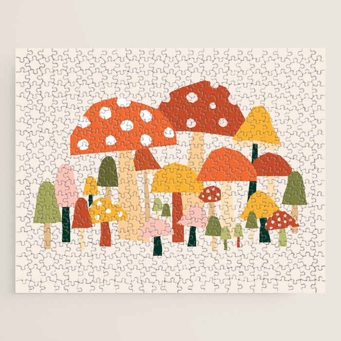 Fall Mushrooms  Jigsaw Puzzle Gallery Image 1