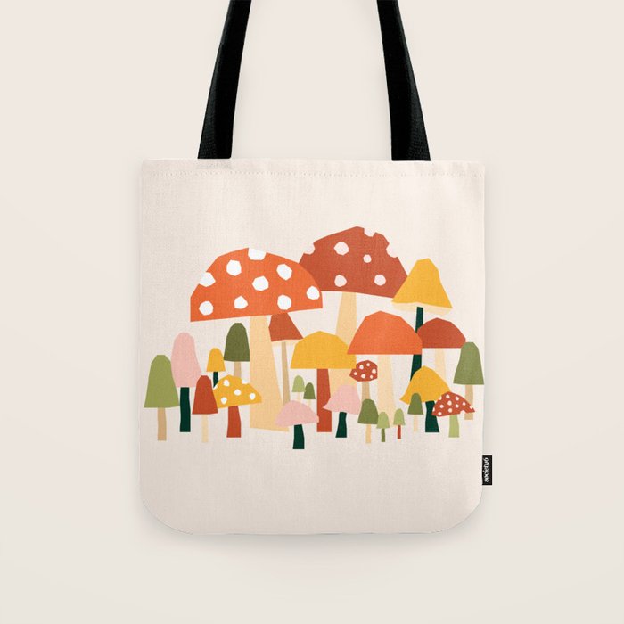 Fall Mushrooms  Tote Bag Gallery Image 1