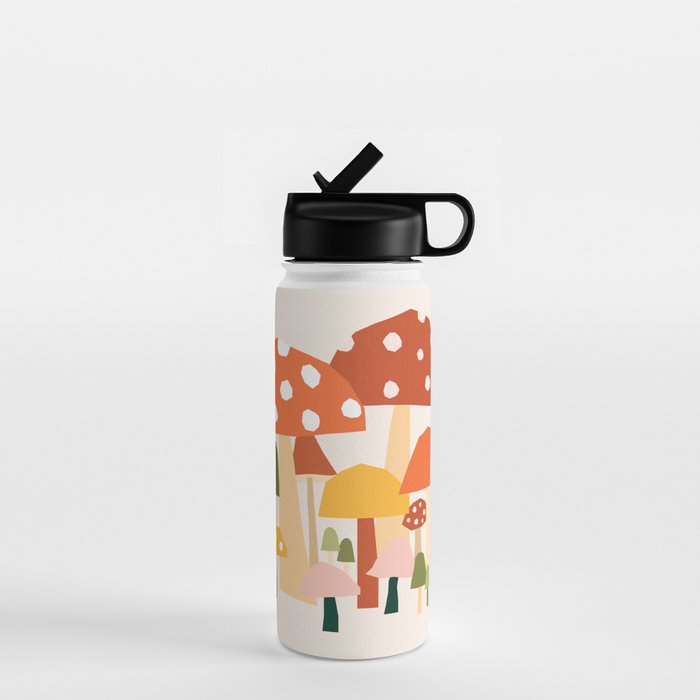Fall Mushrooms  Water Bottle Gallery Image 1
