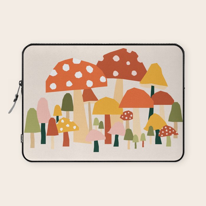 Fall Mushrooms  Laptop Sleeve Gallery Image 1