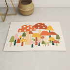 Fall Mushrooms  Rug Gallery Image 1