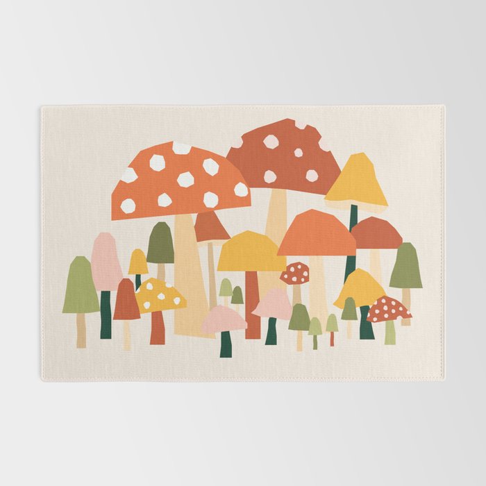 Fall Mushrooms  Rug Gallery Image 2