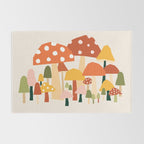 Fall Mushrooms  Rug Gallery Image 2