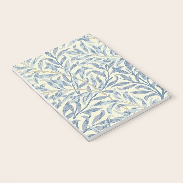 William Morris Vintage Willow Bough Blue Cream Pattern Notebook Gallery Image 3