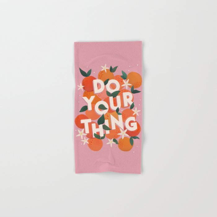 Do Your Thing - Summer Oranges  Bath Towel Gallery Image 1