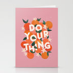 Do Your Thing - Summer Oranges  Stationery Card Gallery Image 2