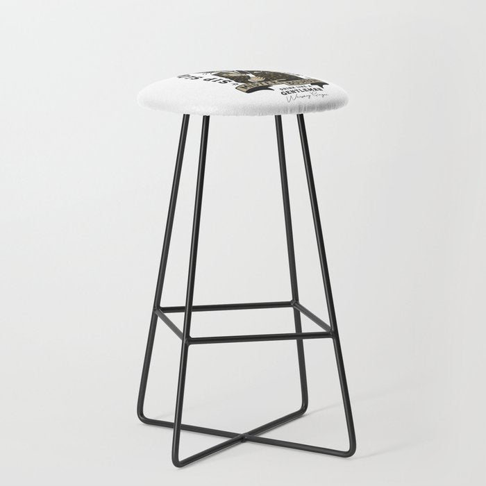 Mister Bourbon: Drink Like A Gentleman Jackalope Design Stool Gallery Image 1