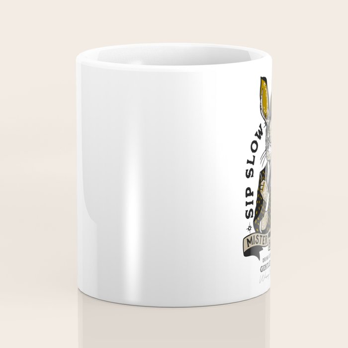 Mister Bourbon: Drink Like A Gentleman Jackalope Design Coffee Mug Gallery Image 4