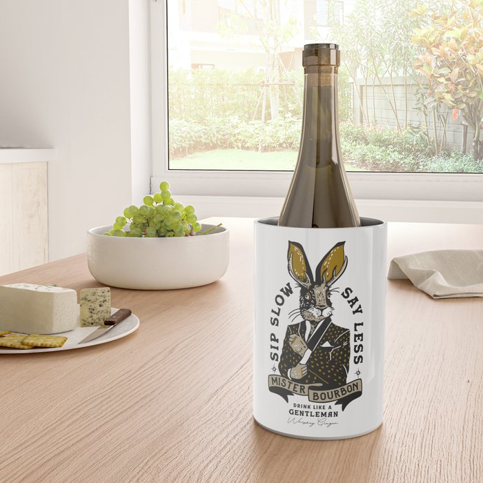 Mister Bourbon: Drink Like A Gentleman Jackalope Design Wine Chiller Gallery Image 4