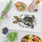 Mister Bourbon: Drink Like A Gentleman Jackalope Design Cutting Board Gallery Image 2