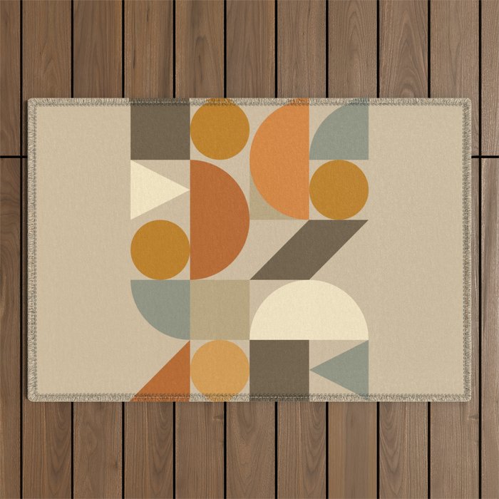 Mid Century 29A Outdoor Rug Gallery Image 1