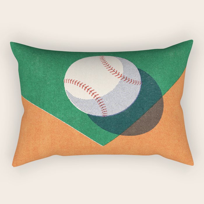BALLS / Baseball I Rectangular Pillow Gallery Image 1