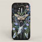 Deer Skull Crystals Garden iPhone Case Gallery Image 1