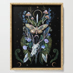Deer Skull Crystals Garden Serving Tray Gallery Image 1