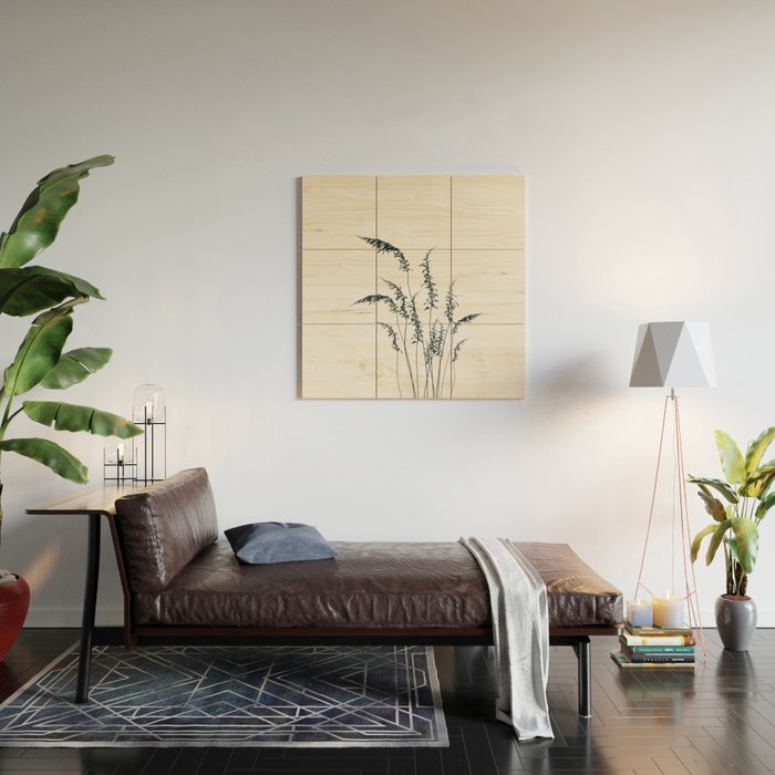 Wild grasses Wood Wall Art Gallery Image 2