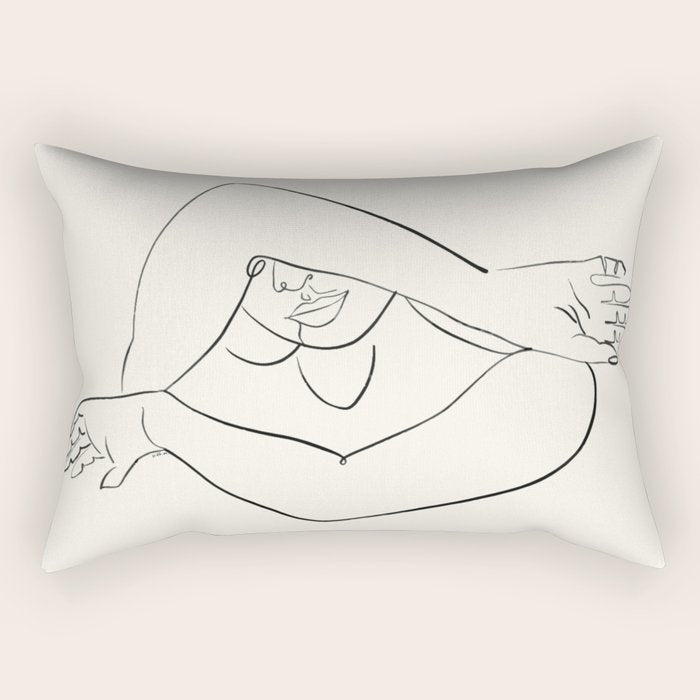 The Longing Rectangular Pillow Gallery Image 2