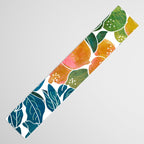 Lemons | Watercolor Modern Boho Botanical Painting | Pastel Summer Jungle Garden Juicy Fresh Table Runner Gallery Image 3
