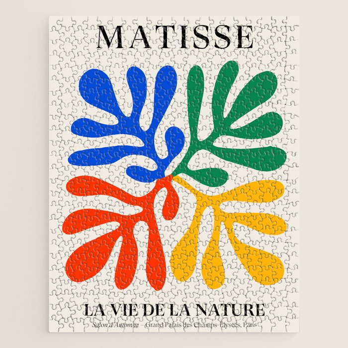 Nature Leaf Cutouts II: Day Edition | Mid-Century Henri Matisse Series Jigsaw Puzzle Gallery Image 1