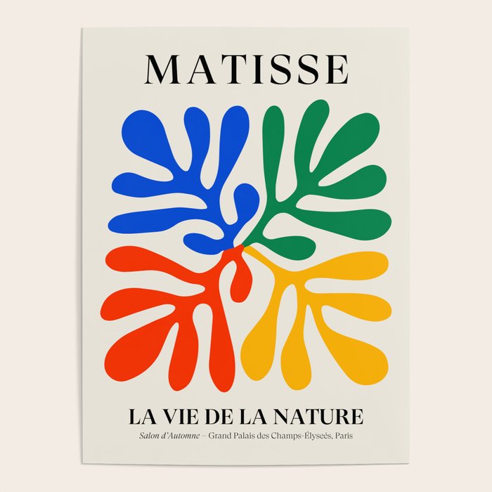 Nature Leaf Cutouts II: Day Edition | Mid-Century Henri Matisse Series Poster Gallery Image 4