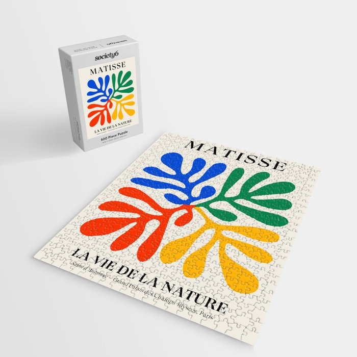 Nature Leaf Cutouts II: Day Edition | Mid-Century Henri Matisse Series Jigsaw Puzzle Gallery Image 2