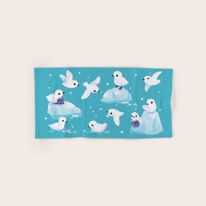 Snow petrel Bath Towel Gallery Image 1