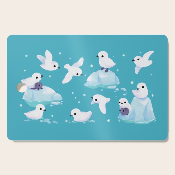 Snow petrel Cutting Board Gallery Image 1