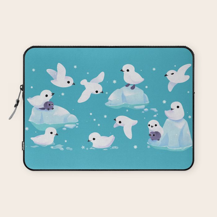 Snow petrel Laptop Sleeve Gallery Image 1