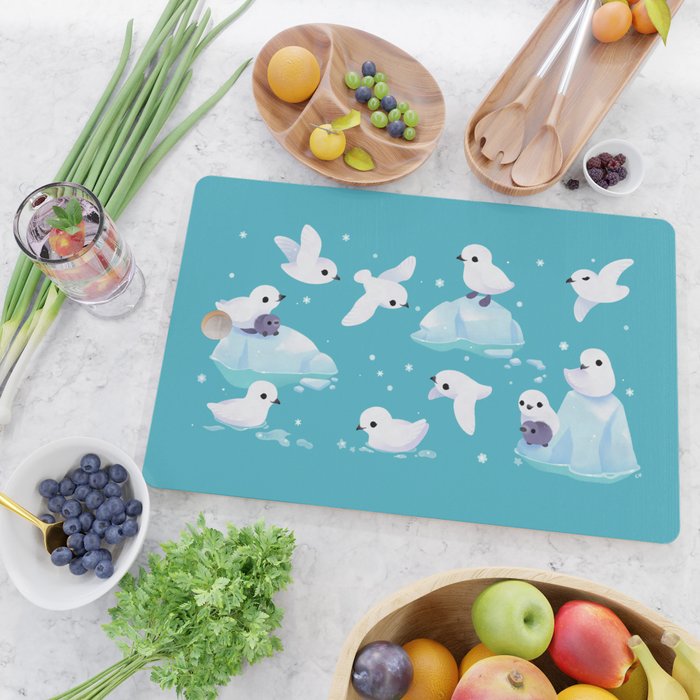 Snow petrel Cutting Board Gallery Image 2