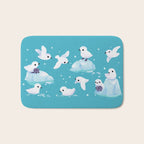 Snow petrel Bath Mat Gallery Image 1