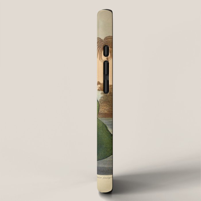 Egyptian Water Lily from "The Temple of Flora," 1812 (benefitting The Nature Conservancy) iPhone Case Gallery Image 2