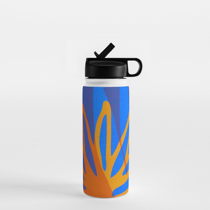 Colorful Botanic Shapes Water Bottle Gallery Image 1