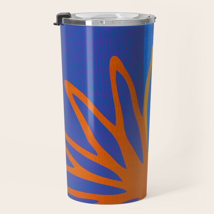 Colorful Botanic Shapes Travel Mug Gallery Image 3