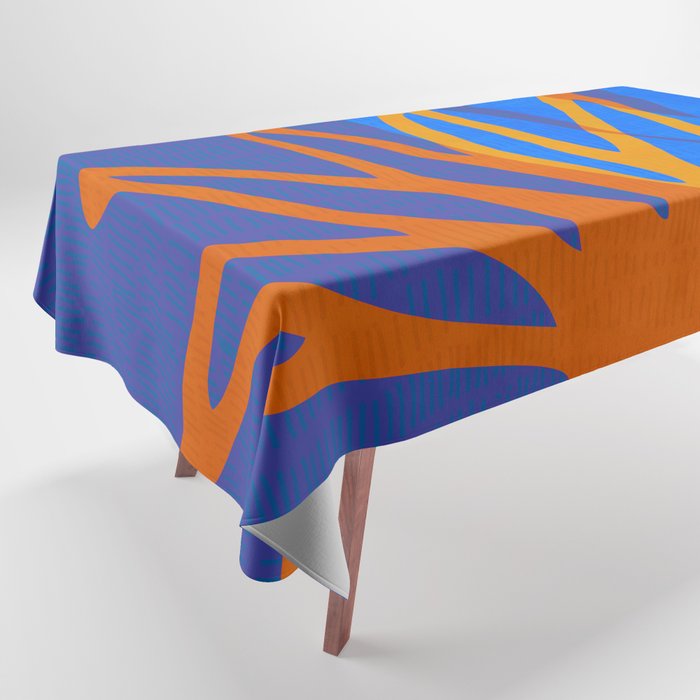 Colorful Botanic Shapes Tablecloth Gallery Image 1