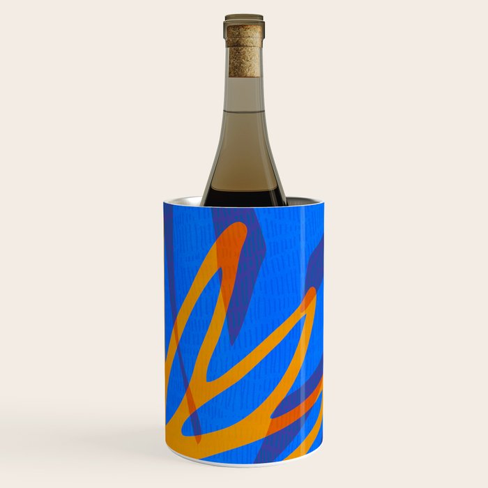 Colorful Botanic Shapes Wine Chiller Gallery Image 3