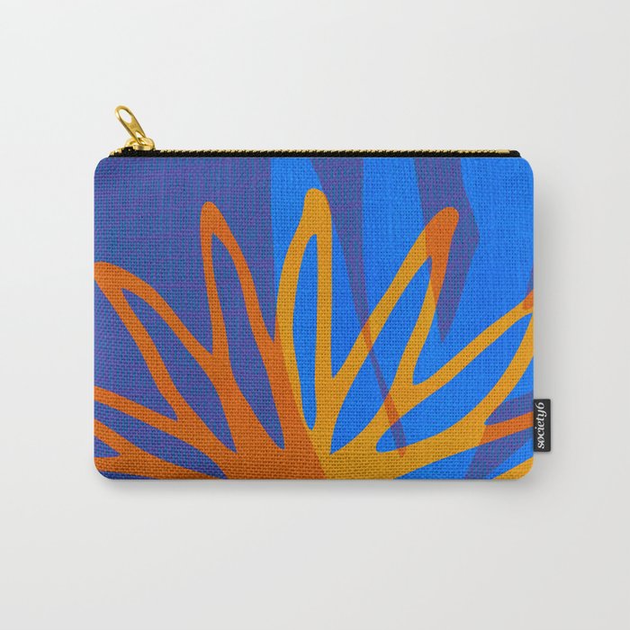 Colorful Botanic Shapes Carry All Pouch Gallery Image 1
