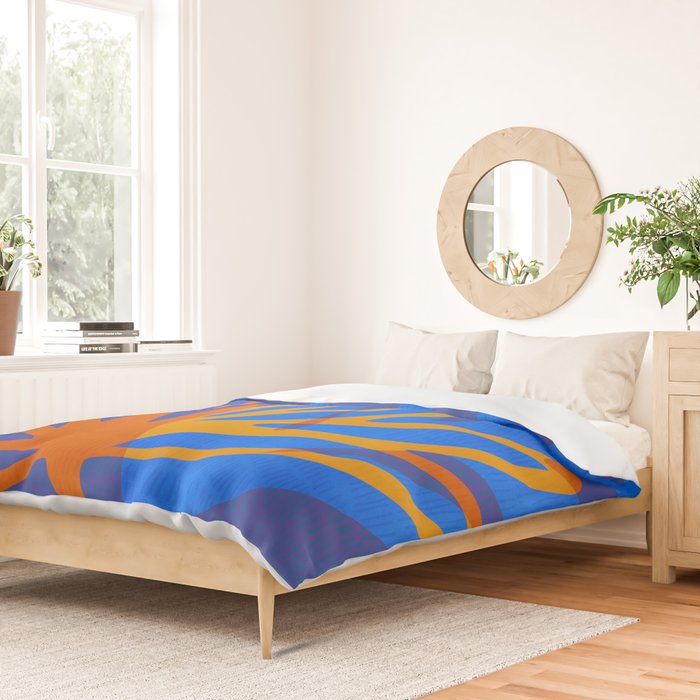 Colorful Botanic Shapes Duvet Cover Gallery Image 2