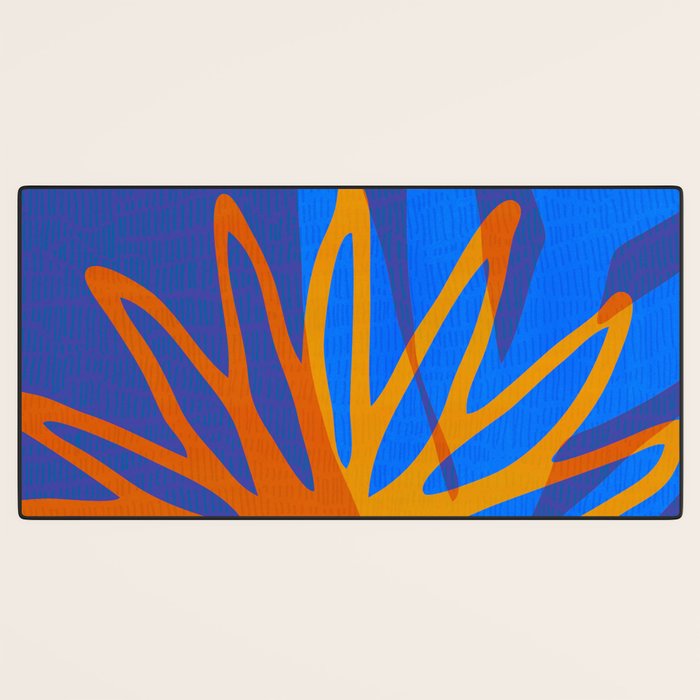 Colorful Botanic Shapes Desk Mat Gallery Image 3