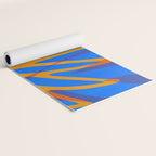 Colorful Botanic Shapes Yoga Mat Gallery Image 2