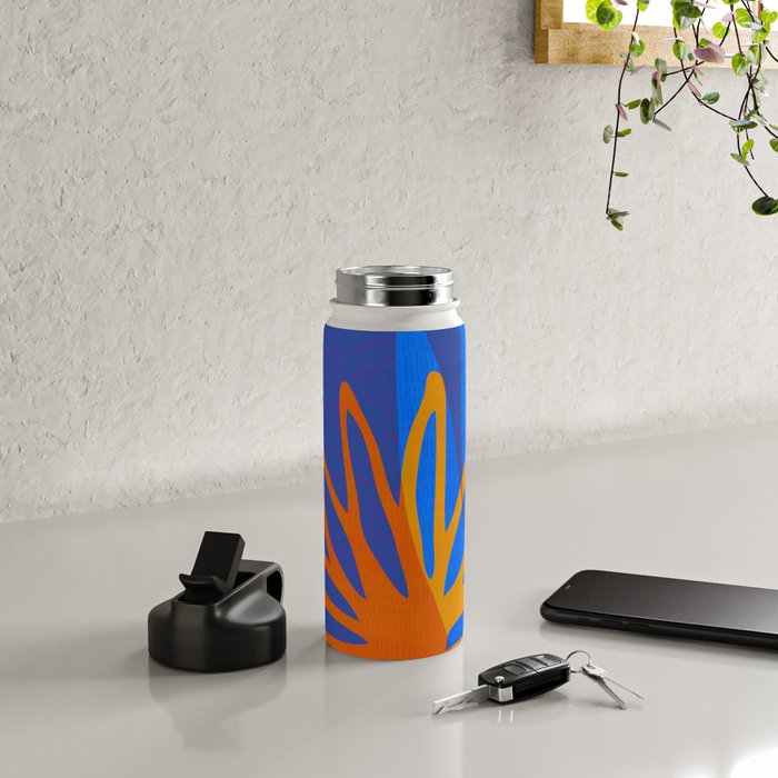 Colorful Botanic Shapes Water Bottle Gallery Image 4